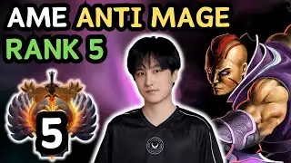 🔥 Ame ANTI MAGE Hard Carry Highlights 7.37d 🔥 Rank 5 AME Master Tier - Dota 2