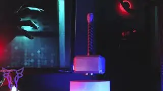 Hovering Thor's Hammer | Marvel Universe Inspired Design by StellarCow