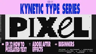 KTS® - Pixelated Text - After Effects