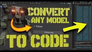 Blender 3D Model to Code Addon Development With ChatGPT! #blender3d #chatgpt #blendertutorial