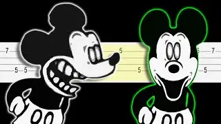 Friday Night Funkin vs Mickey Mouse Phase 3 (Easy Ukulele Tabs Tutorial)
