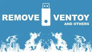 Ventoy, rufus and Winsetup  Removal - Format USB Quickly (Diskpart and Disk Management)