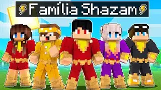 A família SHAZAM entrou no Minecraft por 24 HORAS ‹‹ P3DRU ››