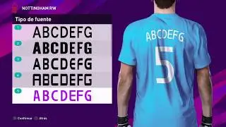 Pes 2020 - Uniforme Arquero Nottingham Forest