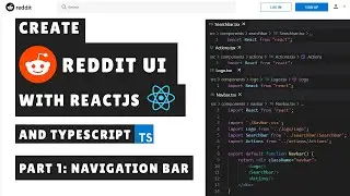 Create the Reddit UI with ReactJS - Part 1: Navigation Bar