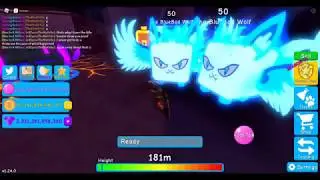 I hatched 2 Plasma Wolflords! (Bubble Gum Simulator)