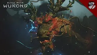 Black Myth Wukong - Red Loong No Damage Boss Fight (NG+3, Max Level 342, Secret Boss)
