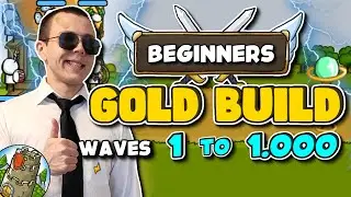 Grow Castle BEST Gold Build for Beginners | Lightning
