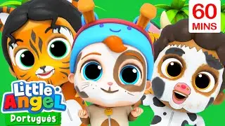 A Dança dos Animais! | 1 HORA DE LITTLE ANGEL! | Músicas Infantis em Português