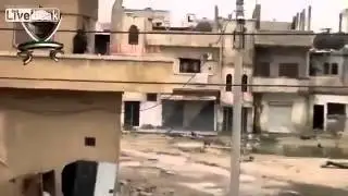 Syria -ASSAD SNIPER GET HIT!!!!!!!