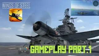 Combat plane simulator Gameplay Part.1 (Wings Of Steel)