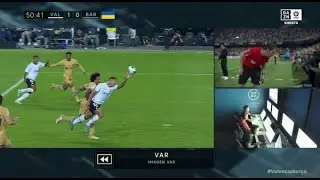 ⚽ Gol Anulado a Samuel LINO por manos de MARCOS ANDRÉ · Valencia vs Barcelona