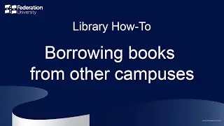 Borrowing books from other campuses