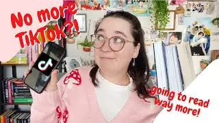 Swapping TIKTOK TIME w/ READING📚 | weekly reading vlog