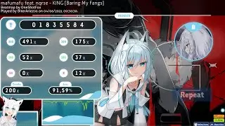 mafumafu feat nqrse - King 5,40★ Osu! Gameplay