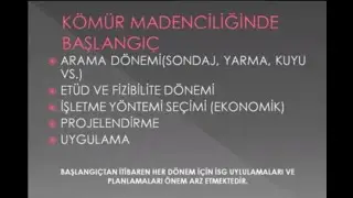 Yeraltı Kömür Madenlerinde Göçertmeli Tam Mekanize Uzun Ayak Yönteminde İSG Uygulamaları