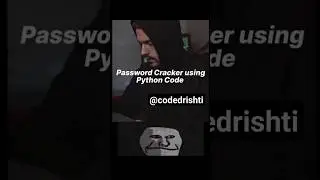 How to crack password using python code 