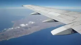 Полёт с Кипра в Россию (из иллюминатора).