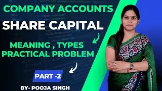 Types Of Share Capital | Shares | Authorised | Issued |Subscribed | Called Up | Company Accounts .