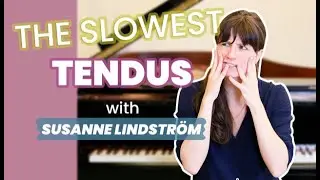 🎹 THE BALLET PIANIST 😱 How to play very SLOW TENDUS