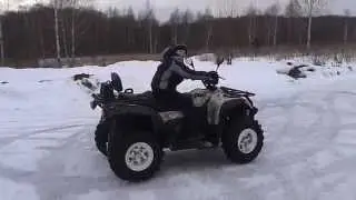 стелс закрутился