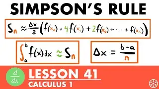 Simpson's Rule | Calculus Lesson 41 - JK Math