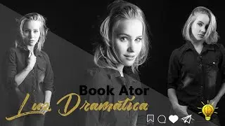Luz Dramática - Book de atriz