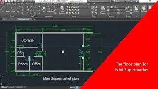 AutoCAD - Simple floor Plan in AutoCAD 2019
