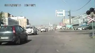 Железнодорожный переезд г.Королёв МО.