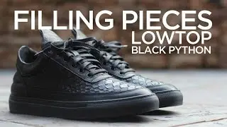 Closer Look: Filling Pieces Lowtop - Black Python