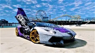 ► GTA 5 NEW Ultra Realistic Graphics- Lamborghini Aventador 👍 GTA 5 MOD PC - 60 FPS