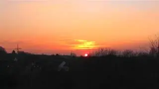 Sunset in Essen - Sonnenuntergang in Essen Germany