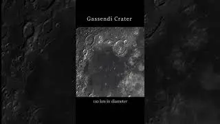 Moon's Gassendi Crater #shorts