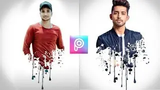 PicsArt Splatter Effect | PicsArt Photo Editing🔥 #dharamveer143k