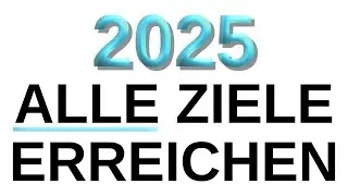 2025 Vorsätze schaffen (EASY)