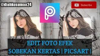 Edit Foto Efek Sobekan Kertas PICSART App