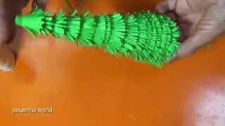Как сделать елку из цветной бумаги пушистую и красивую своими руками crafts for the new year