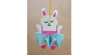 diy how to make Christmas tree decorations | diy how to make rabbit with paper