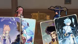 2 Card Game Noobs Play the Genshin Card Game