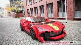 DFD1022 4.3 Look Development – 3D-Tracking with After Effects and Blender – LEGO® Ferrari 812