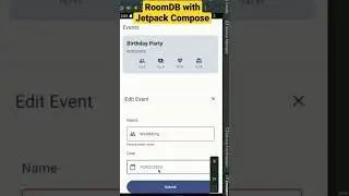 Demo of integrating Room database with 