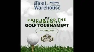 Kaitlin for the community golf tournament
