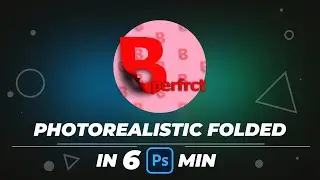 How to create photorealistic folded paper typography in Adobe Photoshop