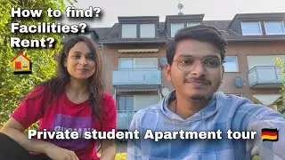 Accommodation in Germany | Private student apartment🇩🇪Rent,Facitilites,How to find?