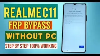 Realme C11 FRP Bypass Without PC | RMX3231 FRP Bypass Step By Step | New Trick 2022