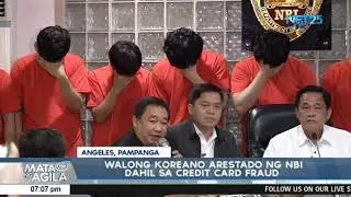 Walong Koreano arestado ng NBI dahil sa credit card fraud