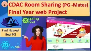 C-DAC PG-Mates Sharing Room Management System React | Spring Boot | MySql  | 