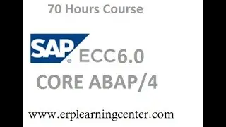 SAP ABAP Programing Live Project Training For 80 Hours