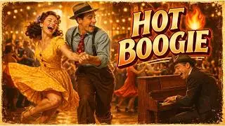 Hot Boogie-Woogie | Feel-Good Swingin’ Piano Party - Vintage Piano for Midnight Dancers