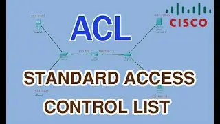 How to Configure Standard ACL for Cisco Packet Tracer - CCNA Tutorial